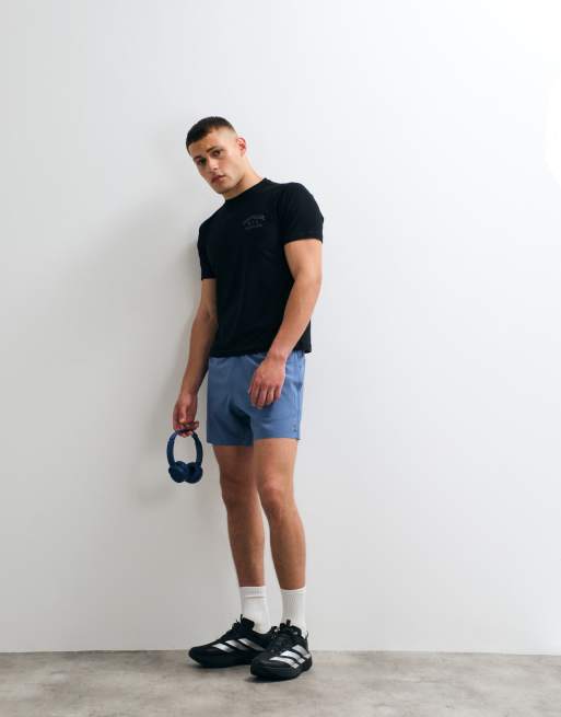 Abercrombie & Fitch - YPB - Pantaloncini da allenamento leggeri blu, 2 di 5