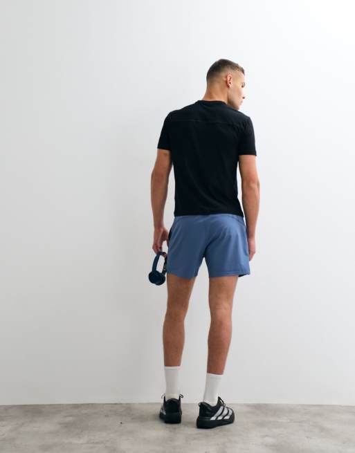 Abercrombie & Fitch - YPB - Pantaloncini da allenamento leggeri blu, 3 di 5