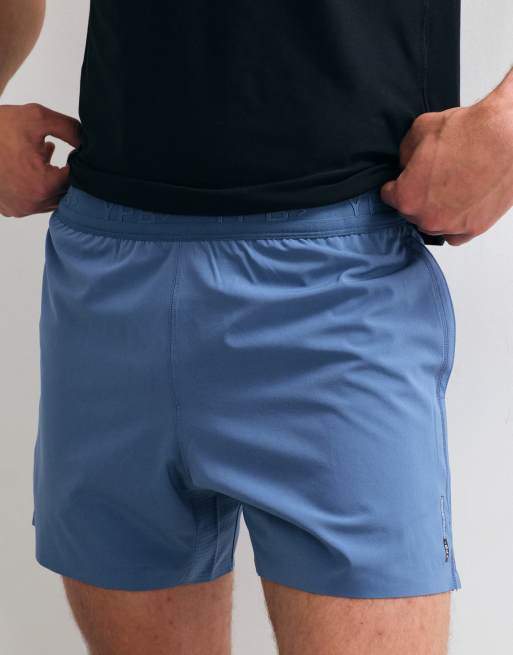 Abercrombie & Fitch - YPB - Pantaloncini da allenamento leggeri blu, 5 di 5