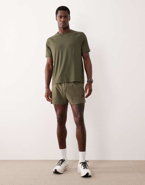 Abercrombie & Fitch - YPB - Pantaloncini da allenamento verdi - view 1