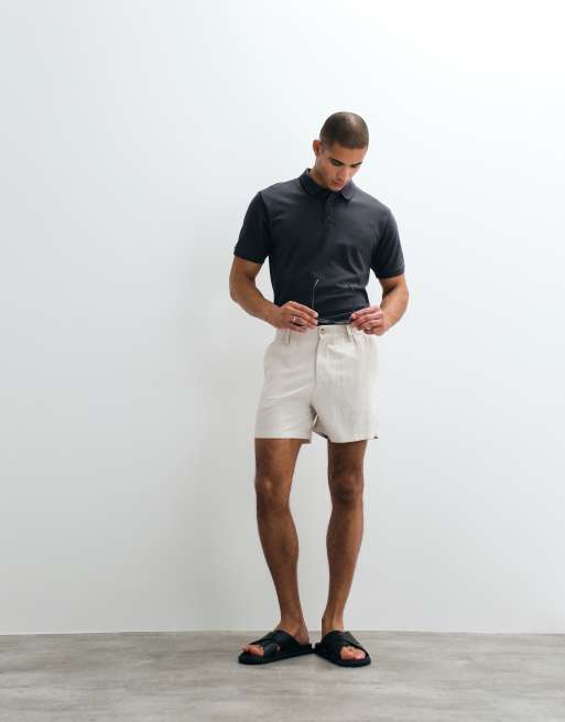 Abercrombie & Fitch - YPB - Polo ajusté à manches courtes - Noir, 3 de 5