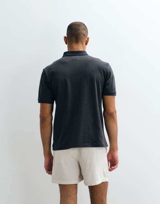 Abercrombie & Fitch - YPB - Polo ajusté à manches courtes - Noir, 5 de 5