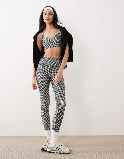 Abercrombie & Fitch YPB sculpt 7/8 leggings co-ord in black