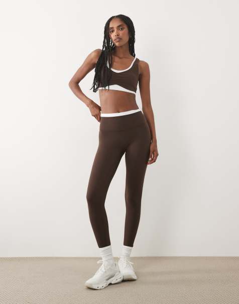 Abercrombie & Fitch - YPB Studioflex - Brune leggings - Del af sæt - view 1
