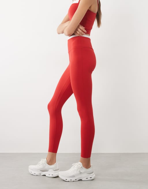 Abercrombie & Fitch YPB studioflex leggings in red - part of a set, 3 of 5