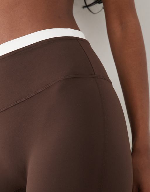 Abercrombie & Fitch - YPB Studioflex - Leggings marroni in coordinato, 3 di 5