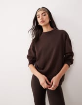 Pull Femme à Capuche Arket – Marron – Taille M – 100% Coton – Très Bon état