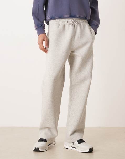 Abercrombie & Fitch YPB uncuffed joggers in grey marl