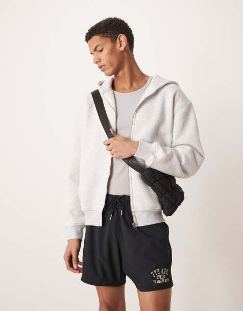 Abercrombie & Fitch - YPB Work Gym - Pantaloncini neri con grafica - view 1