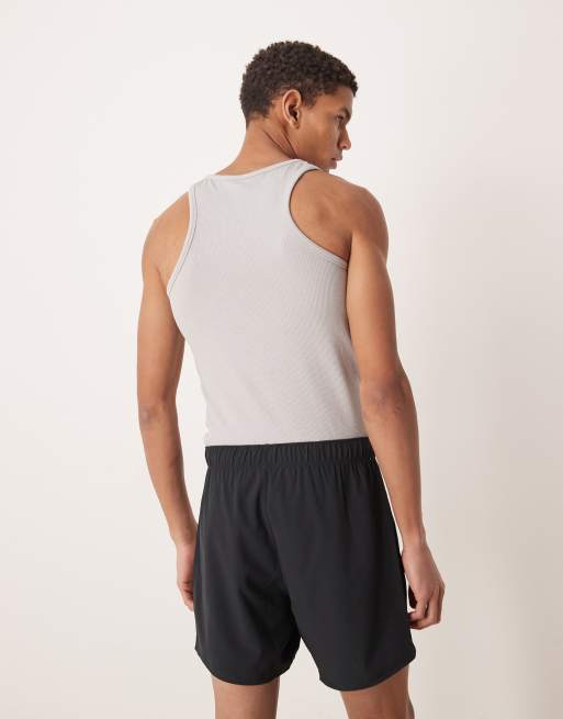 Abercrombie & Fitch – YPB Work Gym – Shorts in Schwarz mit Grafik, 2 von 5