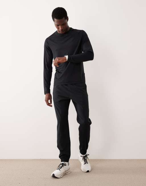 Abercrombie & Fitch YPB workout long sleeve top in black, 2 of 5
