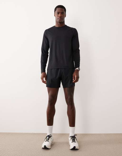 Abercrombie & Fitch YPB workout shorts in black, 2 of 5