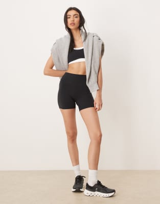 Abercrombie & Fitch Ypb Workout Shorts In Black