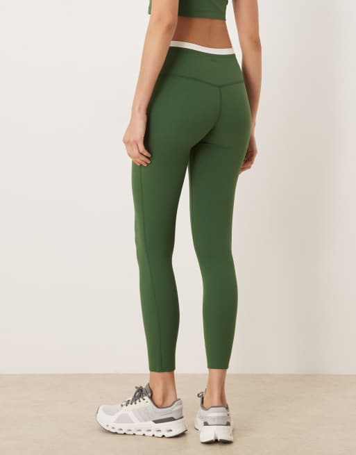 Abercrombie & Fitch - YPB - Zachte legging (set) in kaki, 3 van 5