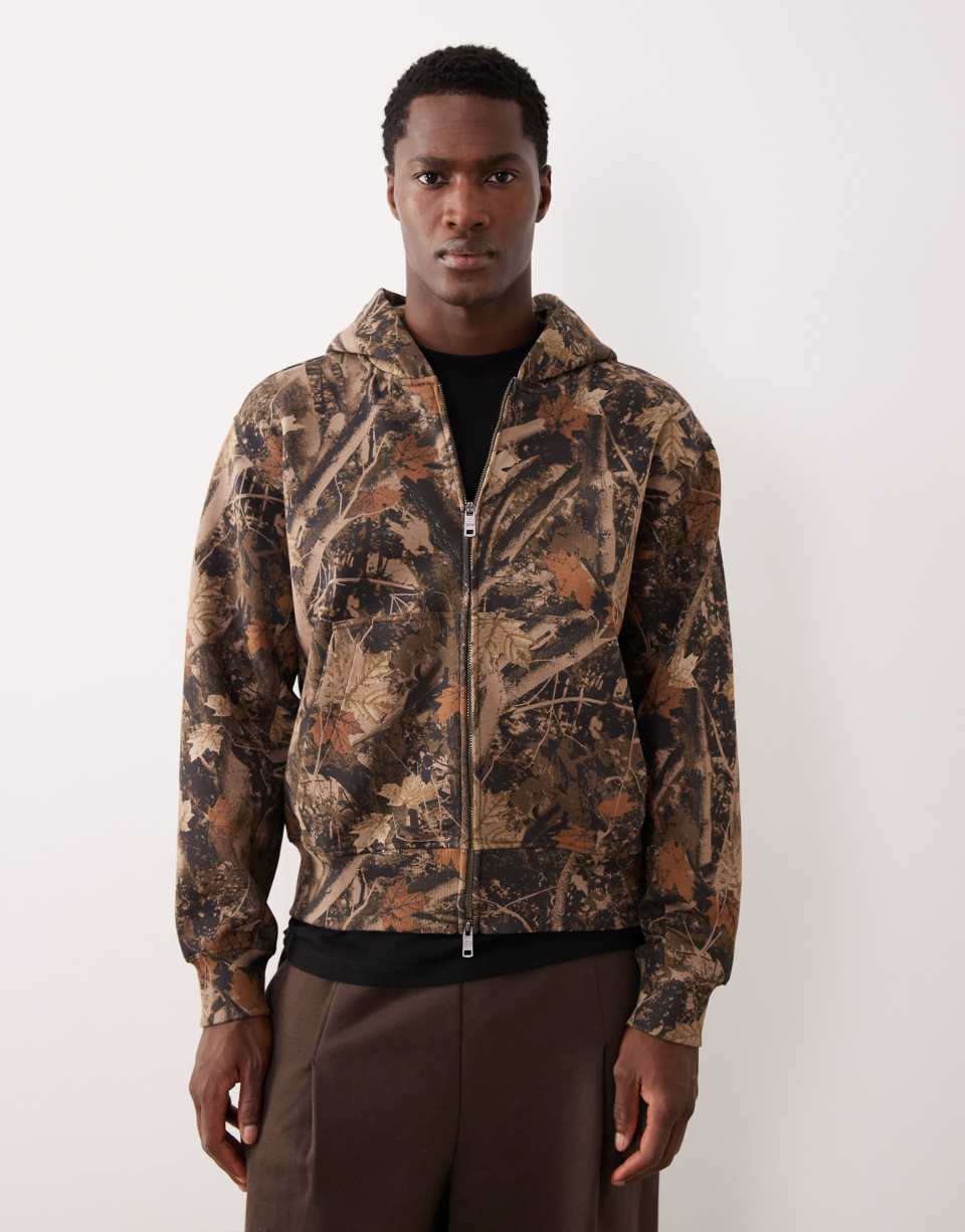 Zip through hoodie