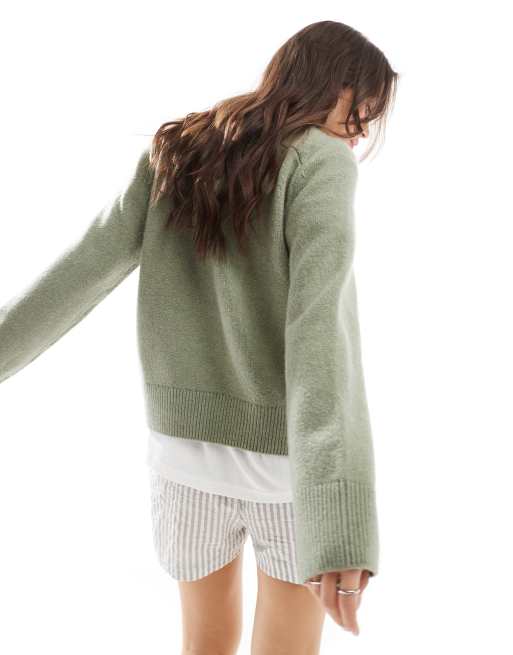 Abercrombie & Fitch - Zachte trui in groen, 4 van 4