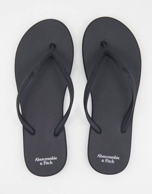 Abercrombie & Fitch – Zehenstegsandalen in Schwarz, 2 von 4