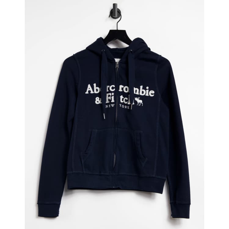 Abercrombie and 2024 fitch blue hoodie