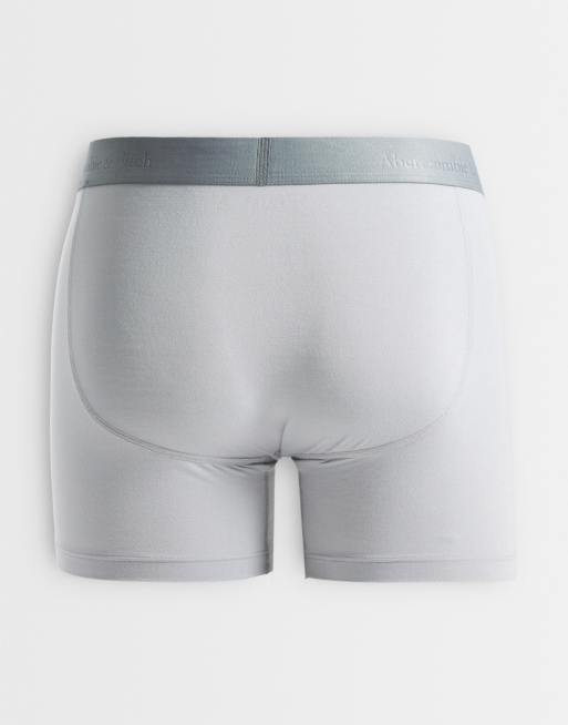 Abercrombie – Performance – Grå och svarta boxershorts, 3-pack, 2 av 3