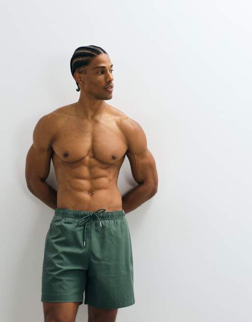 Abercrombie - Short de bain à enfiler - Vert , 5 de 5