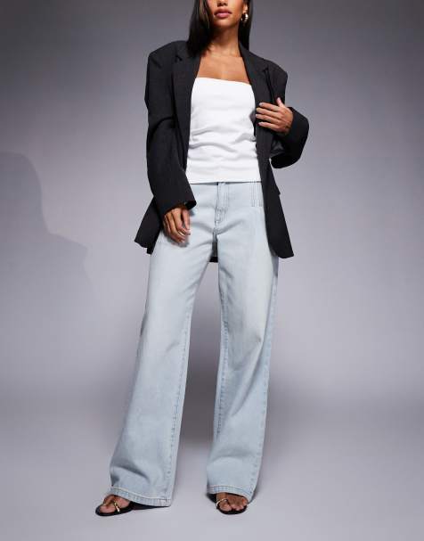 Abrand 95 baggy jeans in light wash blue - view 1