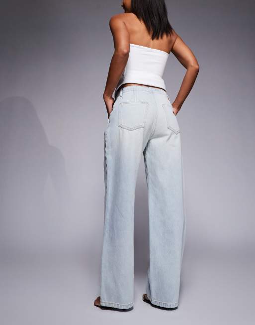 Abrand 95 baggy jeans in light wash blue, 3 of 5