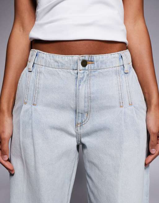 Abrand 95 baggy jeans in light wash blue, 5 of 5