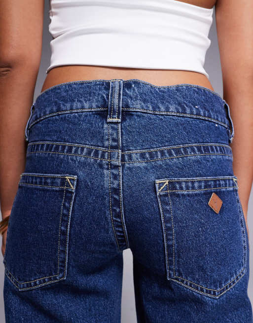 Abrand Jeans - 00 - Jeans ampi a vita super bassa lavaggio scuro, 5 di 5