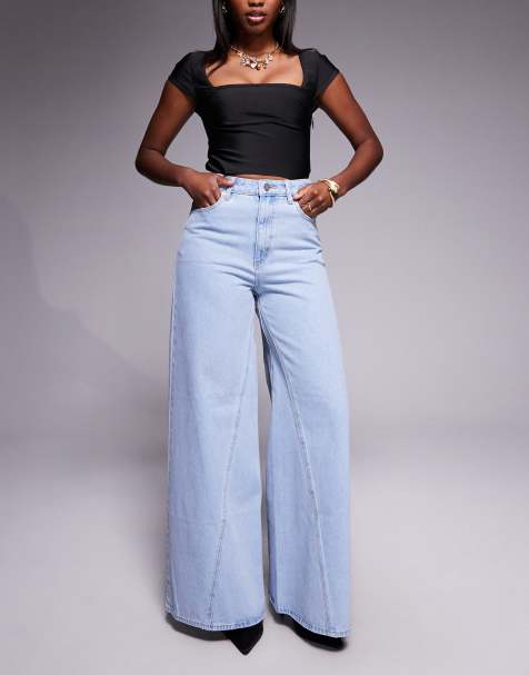 Abrand Jeans - 94 - Jeans super ampi lavaggio chiaro - view 1