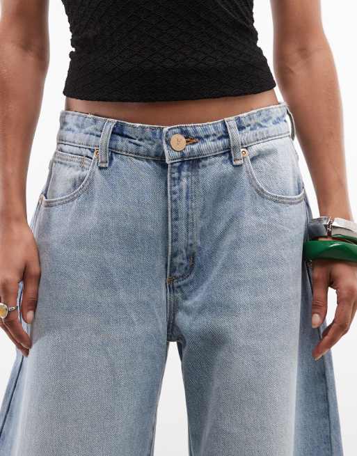 Abrand Jeans 95 barrel jean in light blue, 5 of 5