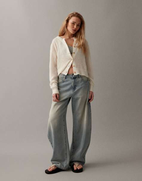 Abrand Jeans 95 mid barrel jeans in light vintage wash