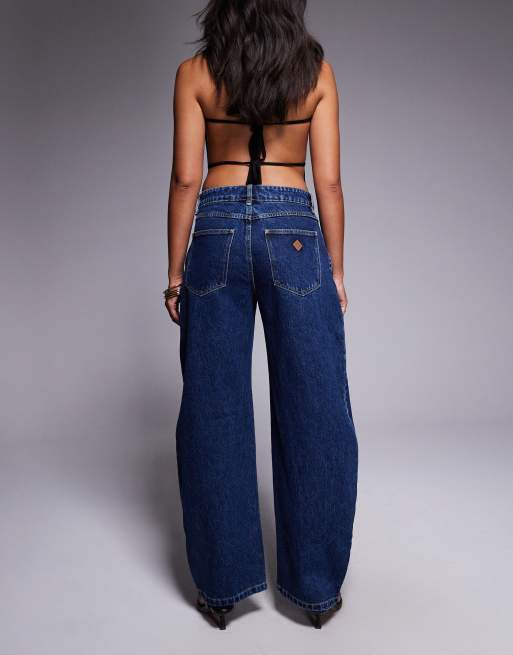 Abrand Jeans 95 mid barrel jeans in dark wash, 2 of 5