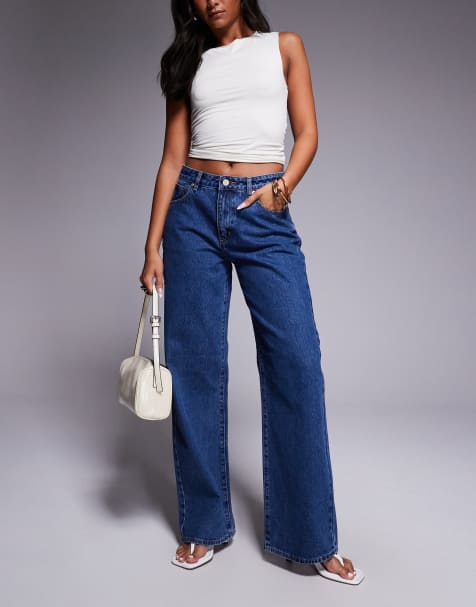 Abrand Jeans - 95 - Posede jeans i mellemvask - view 1
