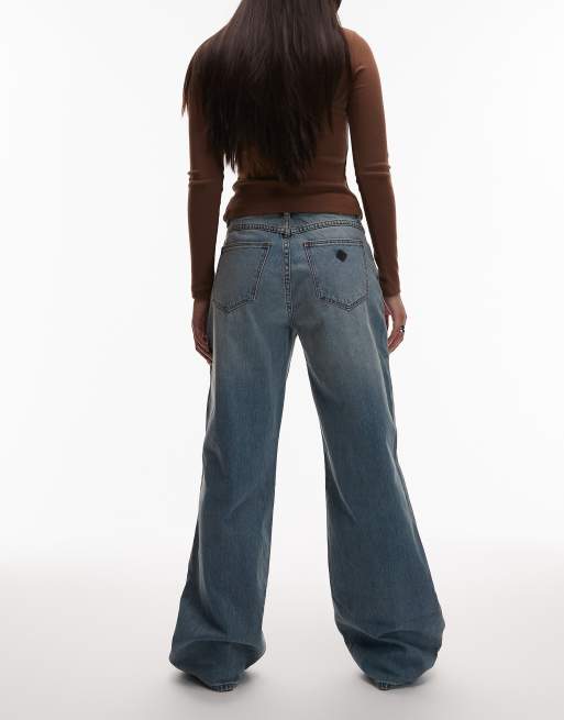 Abrand Jeans – 95 – Weite Jeans in verwaschenem Hellblau mit mittelhohem Bund, 2 von 5