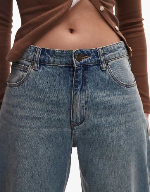 Abrand Jeans – 95 – Weite Jeans in verwaschenem Hellblau mit mittelhohem Bund, 5 von 5