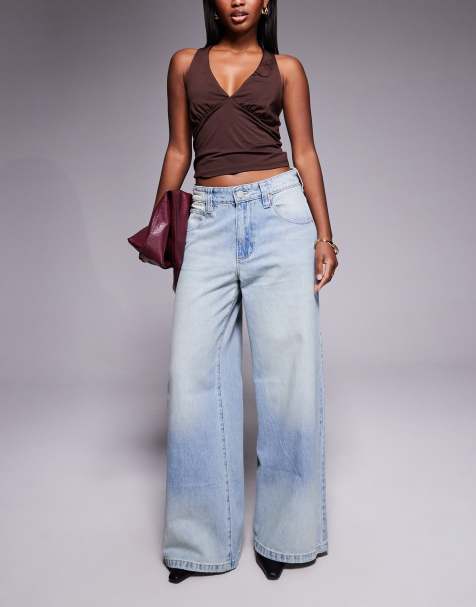 Abrand Jeans 99 mega baggy jeans in light vintage wash