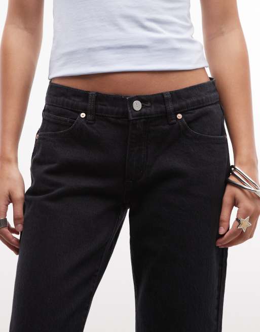Abrand Jeans - 99 Jeans met rechte pijpen en lage taille in blauw, 5 van 5
