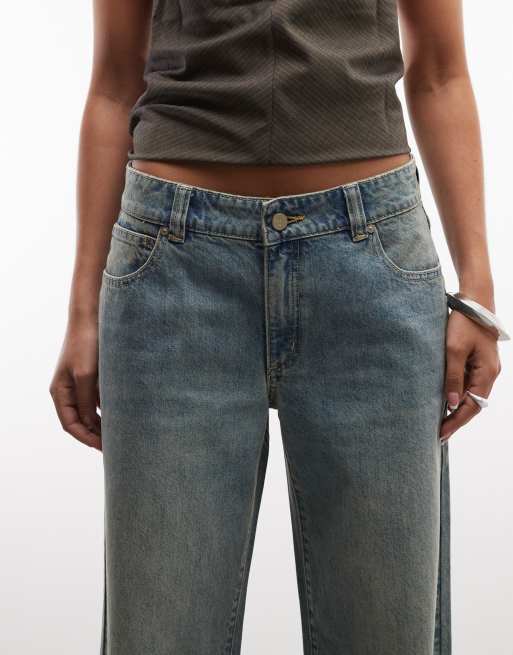 Abrand Jeans 99 jeansy baggy ze średnim stanem w niebieskim spraniu, 4 z 5