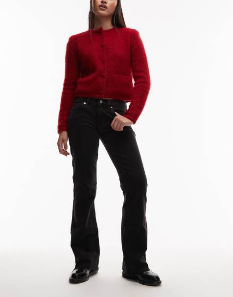 Abrand Jeans 99 low rise bootcut jeans in vintage black - view 1