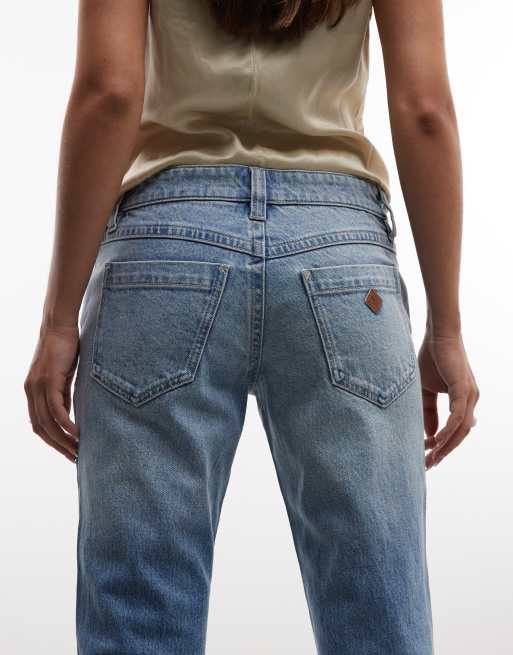 Abrand Jeans 99 low-rise bootcut jeans in washed mid blue, 5 of 5