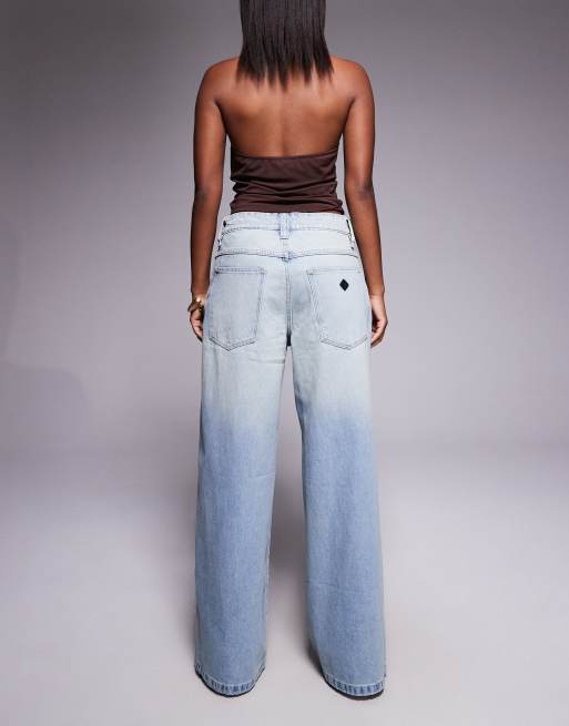 Abrand Jeans 99 mega baggy jeans in light vintage wash, 2 of 5