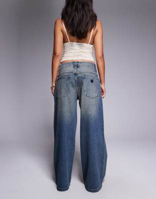 Abrand Jeans 99 Mega Baggy Jeans In Blue