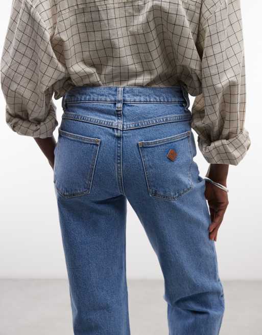 Abrand Jeans jeansy o prostych nogawkach w średnim odcieniu niebieskiego, 5 z 5