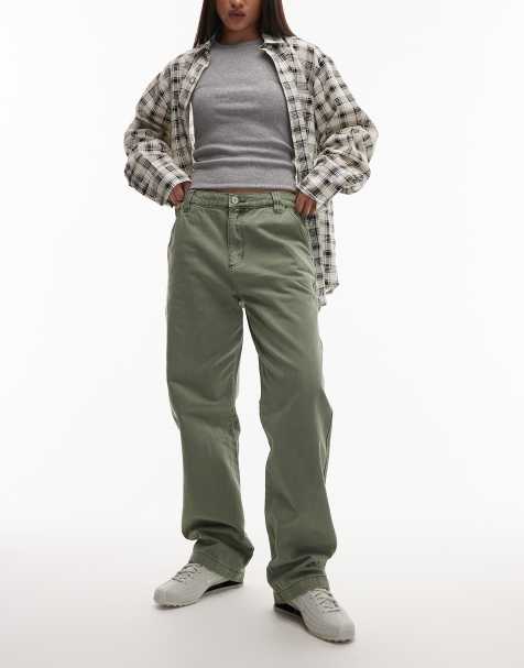 Abrand Jeans – Luźne jeansy typu carpenter w kolorze khaki - view 1