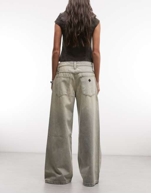 Abrand Jeans mega baggy denim jeans in blue (part of a set), 2 of 5