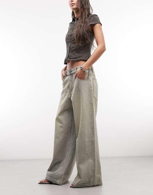 Abrand Jeans mega baggy denim jeans in blue (part of a set), 3 of 5