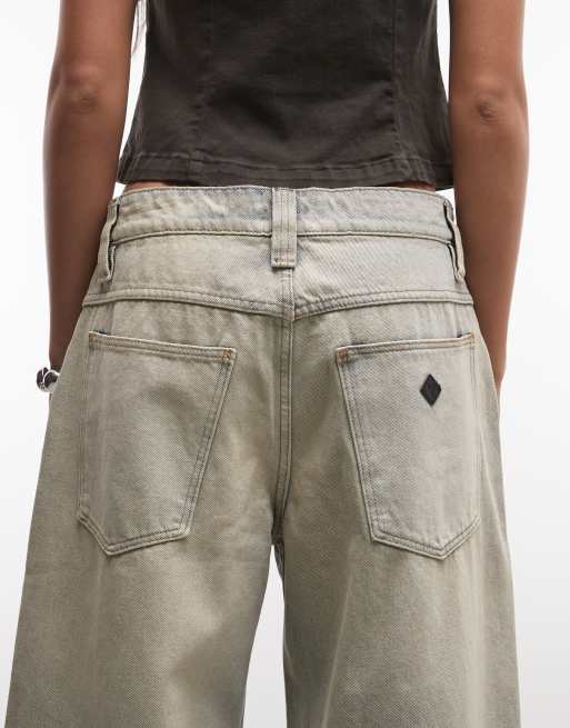 Abrand Jeans mega baggy denim jeans in blue (part of a set), 4 of 5