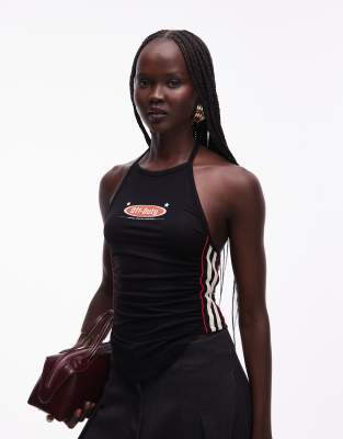 Abrand Jeans - Top dos nu décontracté - Noir