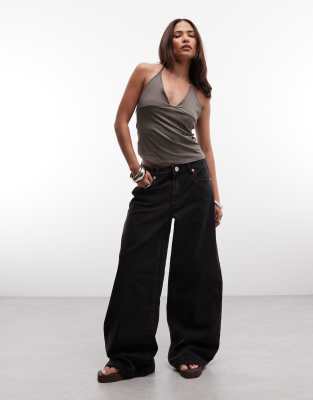 Abrand Petite - 95 Brie - Jean large - Noir W31