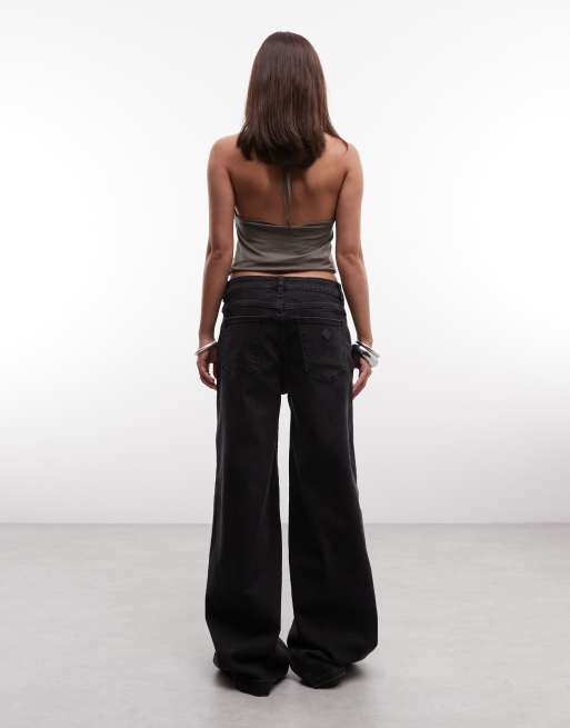 Abrand Petite - 95 Brie - Jean large - Noir, 3 de 5
